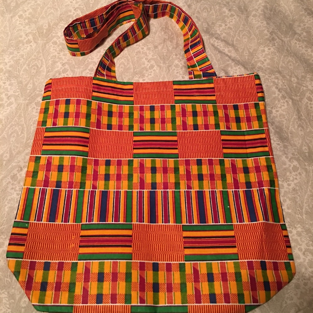 Handcrafted African tote bag